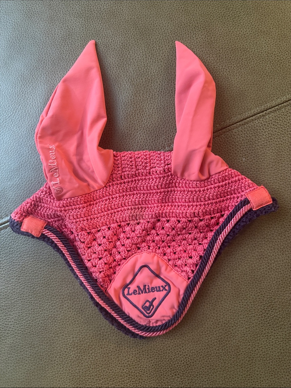 Lemieux Papaya Ear Bonnet